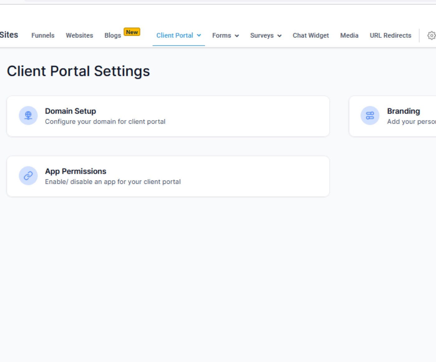 client portal