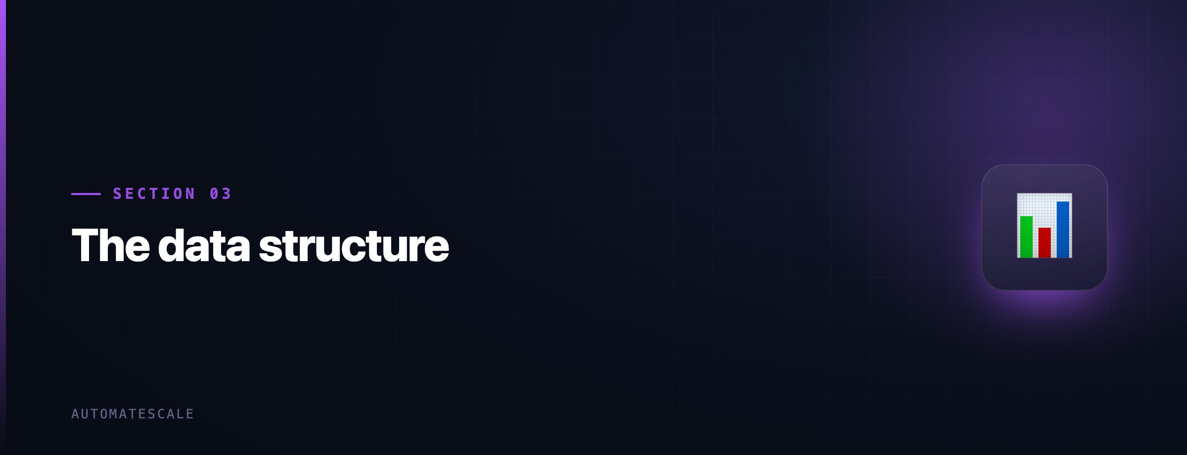 The data structure