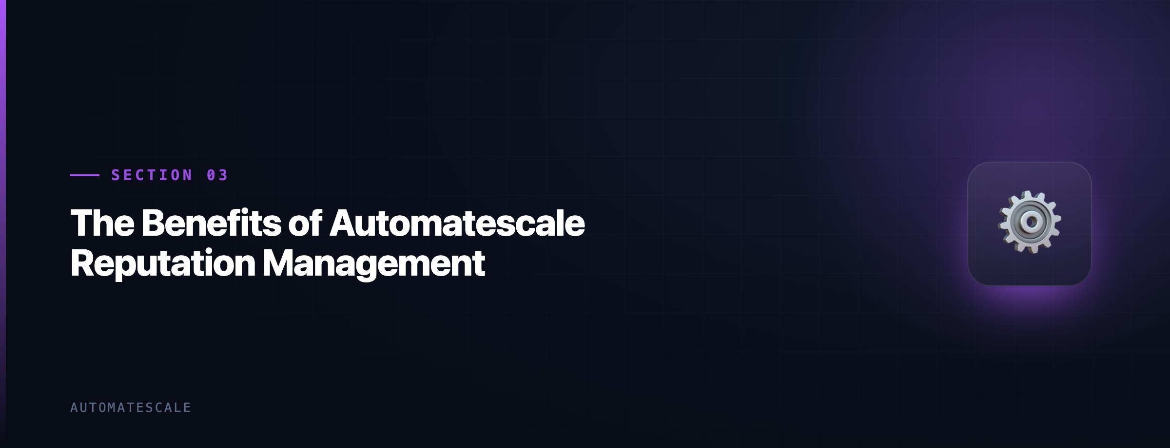 The Benefits of Automatescale Reputation Management